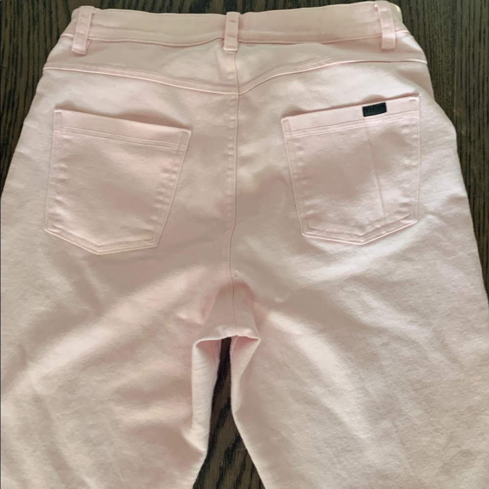 HUE light pink ruffle hem pant - Picture 3 of 6